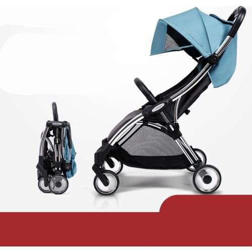 Baby light stroller can sit and lie ultra-light and easy to fold 6.2kg can be on the plane One-handed second retraction