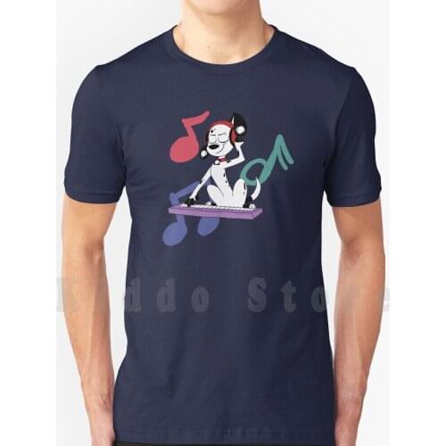 D.J. T Shirt Diy Big Size 100% Cotton 101 Dalmatian Street 101 Dalmation Street 101 Dalmatians 101 Dalmations Dj Dalmatian Dj D