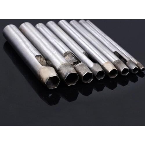 DIY leather punching punching round punching pattern punching hexagonal punching flower punch