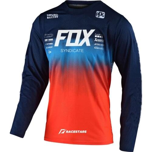 Downhill Mountain Jersey Off Road Enduro Jersey MTB Bike Cycling Jersery Motocross Jersey Breathable Maillot Ciclismo Hombre MX