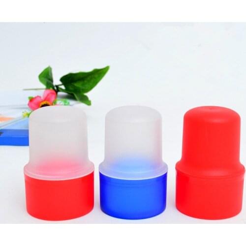 38-45 Scrub Seal Box Round Chapter Box Red Company Storage Official Seal Box Portable Finance