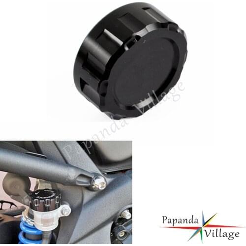 Motorcycle Black Front 3.45cm Brake Fluid Reservoir Cap Cover for Yamaha FZ07 FZ09 FZ10 MT125 YZFR1 R6 R25 R3