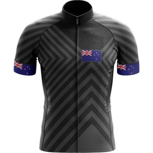 New Zealand Summer Cycling Jersey Mountain Bike Clothing Racing MTB Bicycle Clothes 100% Polyester Cycling Clothing Uniform