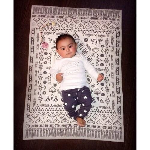 2016 New INS Baby Blanket Soft Baby Covers Sleeping Bedding Mat Best Gift For Kids 100% Cotton