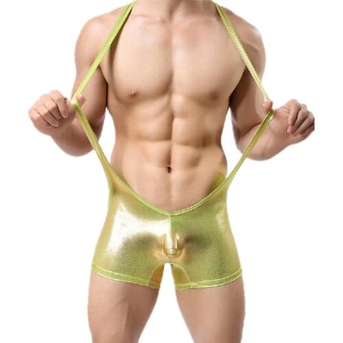 New Sexy Mens Undershirts Bodysuit Wrestling Singlet Leotard Men Jumpsuits Wrestling Suit Party Night Dance Clubwear Underwear