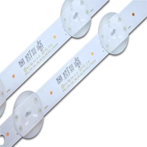New Kit 40 PCS 8LEDs 600mm LED backlight strip for LG 32LJ510U HC320DXN-ABSL1-A142 SSC_32LJ61_HD S SSC_32LJ61_HD_8LED