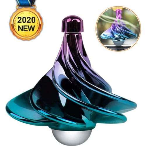 Pneumatic Gyro Decompression Toy Gyro Colorful Wind Blowing Gyro Pneumatic Spinning Top