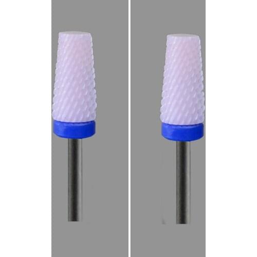 PINK Ceramic-6 Pcs/Lot-Nail Drill Bit - Tapered Barrel Bit - (2124.060)