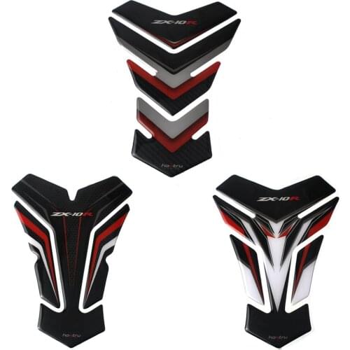 With logo ZX-10R New 3D Motorcycle Tank Pad Protector Decal Stickers Case for Kawasaki Ninja ZX10R SE/RR ZX-10R Tankpad