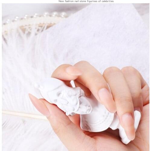 Nordic Style Sculpture Greek Mythology Plaster Statue David Head Portraits Bust Mini Gypsum Statue Drawing Practice Crafts 1Pcs