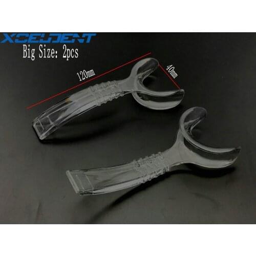 2pcs Dental Transparent Orthodontic Lip Cheek Retractor Mouth Opener Dentistry Instrument