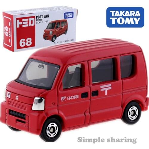 TAKARA Tomy TOMICA 68 SUZUKI Post VAN Model DIECAST Car Kit Hot Pop Miniature Kids Toys Funny Baby Dolls Magic Bauble