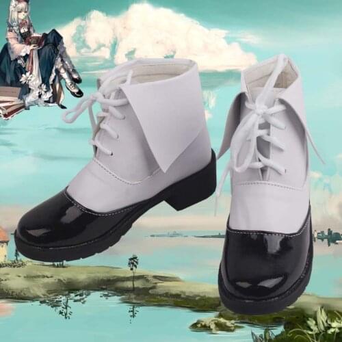 Unisex Anime Cos Arknights Rhodes Island Amiya Kal'tsit Cosplay Costumes Shoes Boots Custom Made