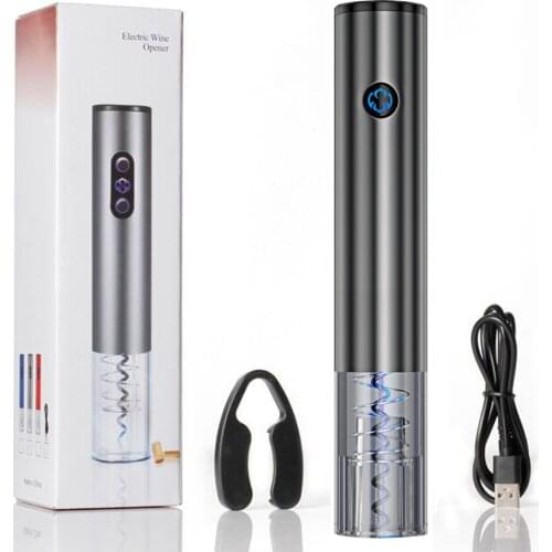 USB Rechargeable Electric One-touch Automatic Wine Bottle Opener Party Supply Wine Beer Opener Tools Bar Drinking Accessories Ho