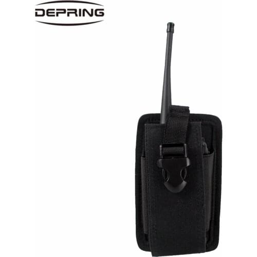 Military Molle Nylon Radio Walkie Talkie Holder Bag Outdoor Package Pouch Tactical Sports Pendant Magazine Pouch Pocket