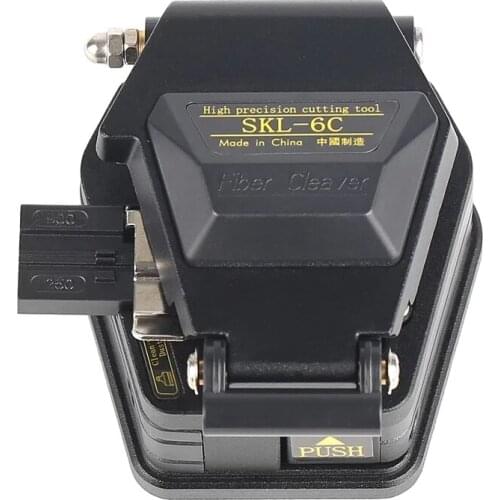 Fiber cleaver SKL-6C cable cutting knife FTTH fiber optic knife tools cutter High Precision Fiber Cleavers 16 surface blade