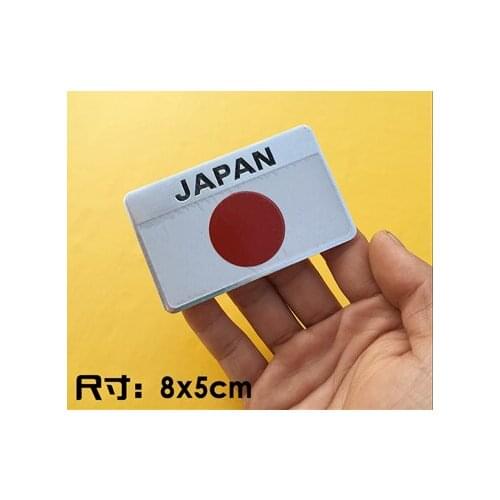 Japan Flag Auto Trunk Side Tailgate Motorcycle Emblems Badges Decal Sticker Car Accessories