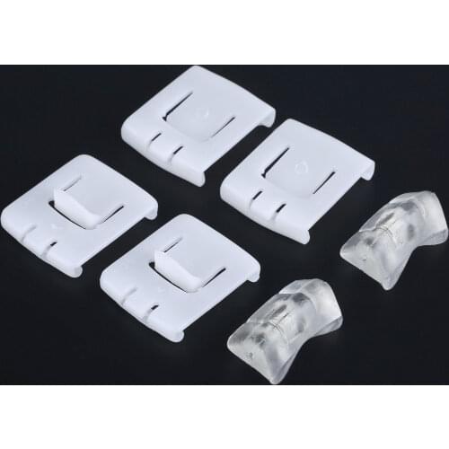 6Pcs Seat Rail Runner Clip Slider Guide Piece 435881203A 171881213B 191881213 For Audi Volkswagen Seat Car Plastic Fastener Clip