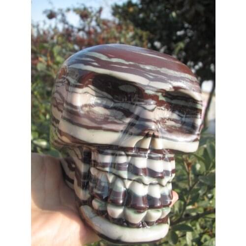 1720g !!!!!!!New varieties Natural quartz crystal skull to heal B1