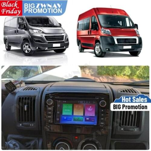 2 DIn Carplay Android Screen For FIAT DUCATO CITROEN Jumper PEUGEOT Boxer 2006+ GPS Video Audio Stereo Radio Receiver Head Unit