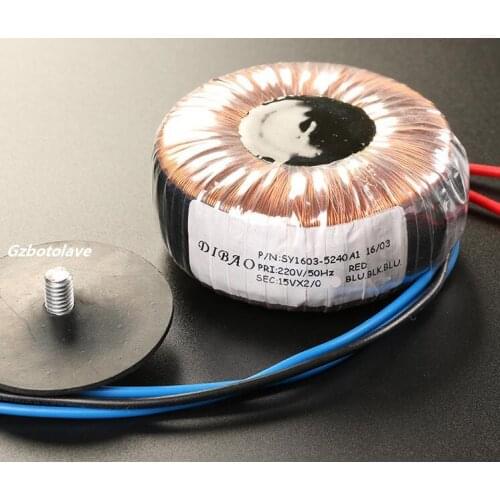 20W Customize A small ring transformer double 15V special for preamplifire headphone DIY