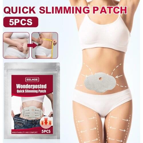 5PCS Navel Stickers Safe and Effective Weight Loss Belly Control Body Slimming and Tightening Patch for Body Contouring