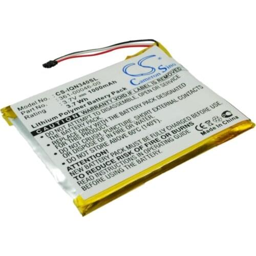 Cameron Sino 1000mah battery for GARMIN Dash Cam 20 Nuvi 3400 3450 3450LM 3450M 3490LMT 3550LM 3750 361-00046-00