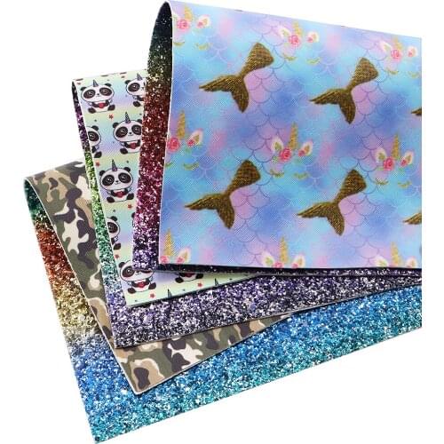 David accessories 20*33cm double side faux artificial Synthetic leather fabric DIY hair bow Bag Garment decoration craft,1Yc3740