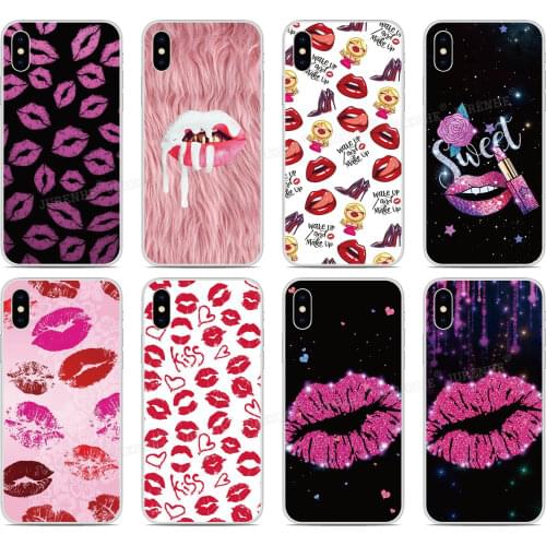 Lips Kiss Phone Cover For LG K51 Stylus 5 4 Stylo 6 K41s Aristo 5 Plus K31 Velvet Rakuten Mini K11 K10 K9 K8 Nexus 5X V40 Case