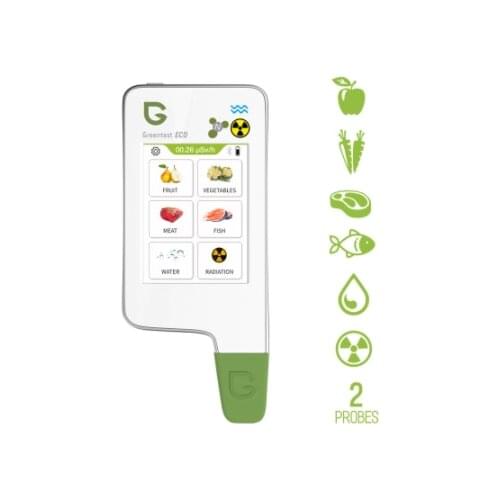 ECO6 Greentest Nitrate Tester Detector Radiation TDS Water with Blue tooth Function and Screen Updated Kitchen health