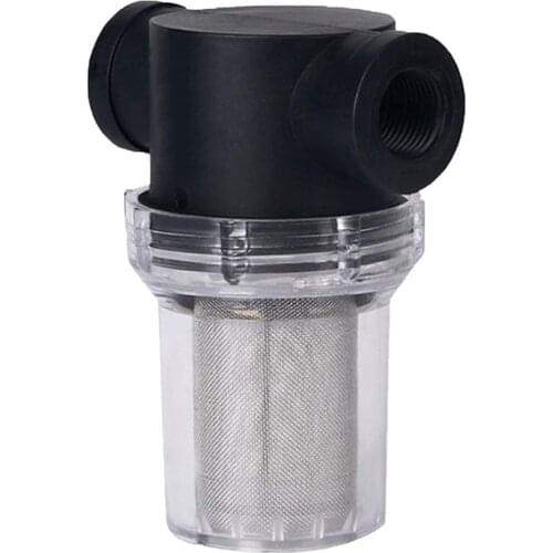 Car Washing Filter 1/2 Inch Inline Mesh Strainer Water Pump Irrigation High Flow Pipeline Filter Gardening Inlet Water