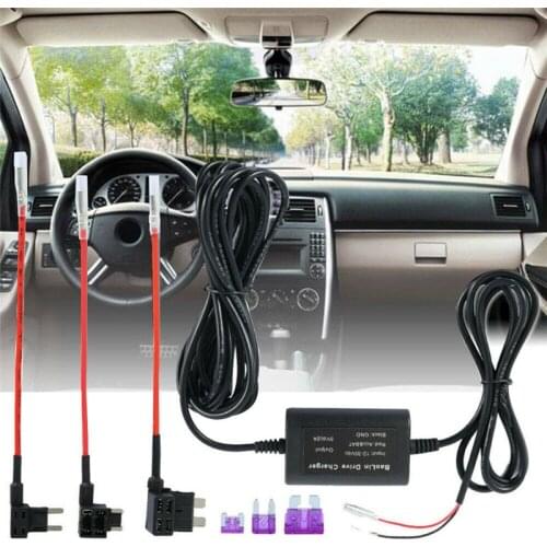 Hot Sale Universal Fuse Box Car Recorder Dash Cam Hard Wire Kit + Micro USB Harness Connector Usb Accessories