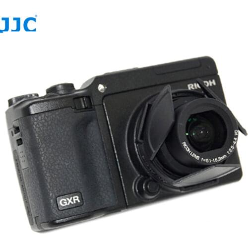 JJC Camera Automatic Open Close Protector Self-Retaining Auto Lens Cap for RICOH GXR with RICOH GX-100/GX-200
