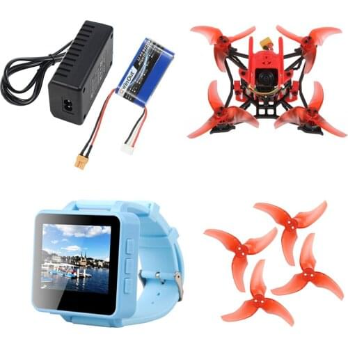 JMT T100 100mm Wheelbase Indoor FPV Racing Drone w/ Crazybee F4 PRO V3.0 Flight Controller Frsky Receiver FPV Watch 7000kv Motor