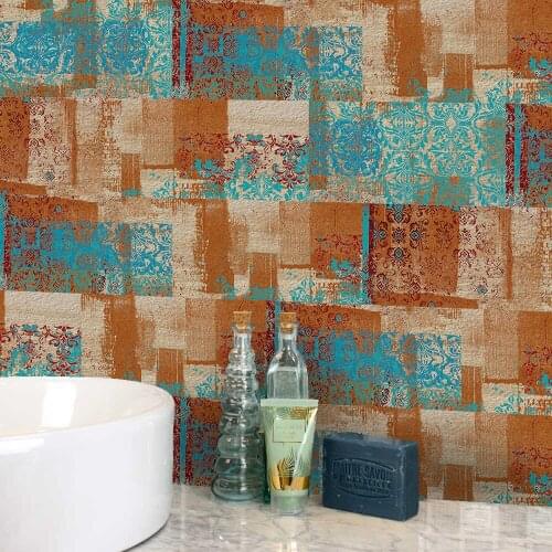 Brushed Silver Classic Stickers Retro Oil-proof Waterproof Tile Wallpaper For Kitchen Bathroom Ground Wall House Decoration27pcs