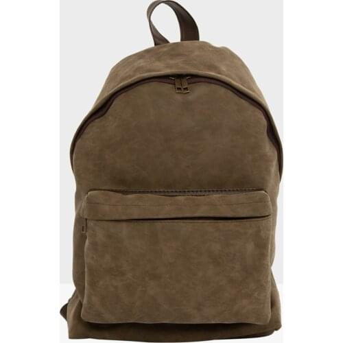 New Fashion 2021, Unisex Bag, Leather Shoulder Nubuck Backpack Male Backpack Bag, womens Backpack Bag, Maxi Length, Artificial Leather