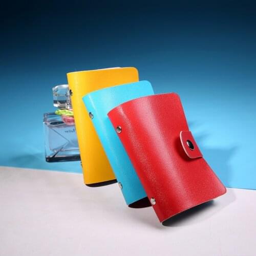 Mens Wallet Leather Visiting Cards Credit Card Holder Case Wallet Business Card Package Womens Handbags