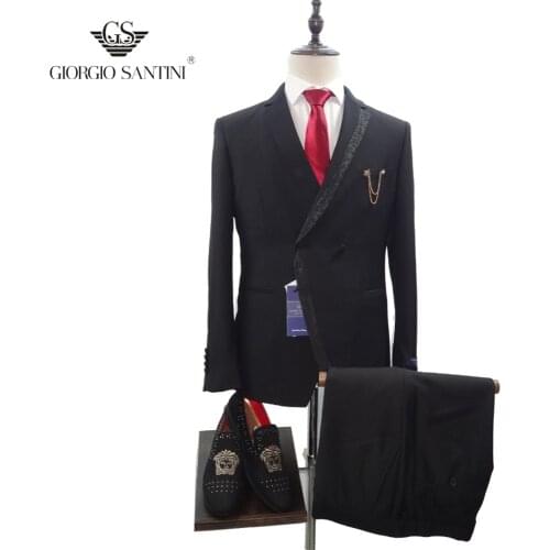 2020 Slim Fit mens casual suit 3-piece suit, banquet dress(Blazer+Pants+Vest)