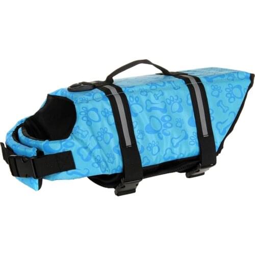 Dog Life Jacket Swimsuit Safety Vest Dog Clothes Dog Swimsuit Pet Swimsuit Summer Vacation Oxford Reflective Breathable Bulldog