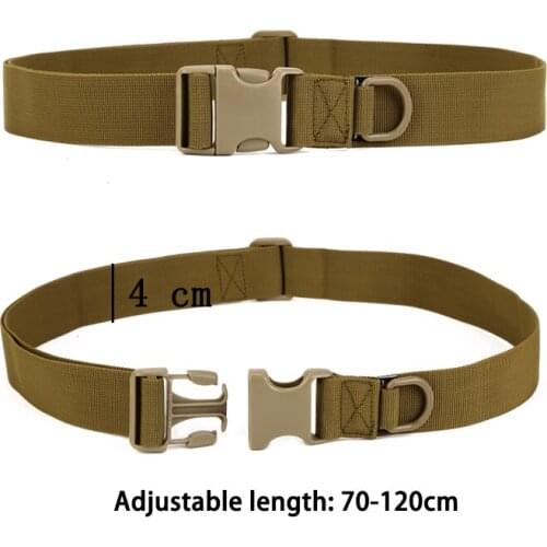 Adjustable Belt Buckle ClimbingTactical Bag Waistband,Outdoor Riding Hunting Girdle,Army Accessory Bag Wear-resistant Camo Belt