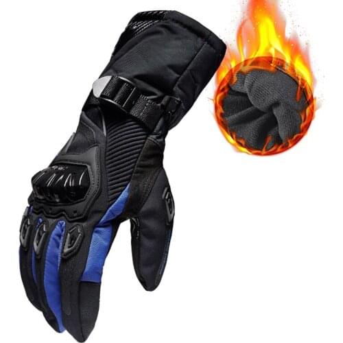 Waterproof Windproof Gloves Winter Motorcycle Gloves Warm Cross-Country Gloves EDF88