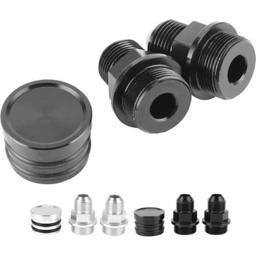 Cylinder Body Parts auto parts Rear Block Breather Fittings Plug M28 to 10AN Adapter Accessory Fit for Honda B16 B18C butt