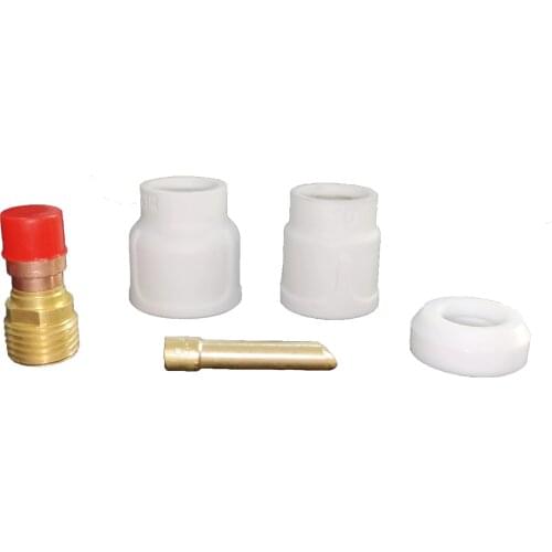 2Pcs 2.4MM Ceramic Welding Cup Set 10# 12# Welding Cups Set For WP‑17/18/26/9/20 tig Welding toch