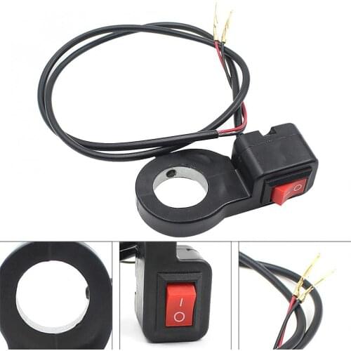 1 Piece Universal Waterproof Motorcycle Handlebar Switch Motorbike ON-OFF Button LED Headlight Scooter Switch
