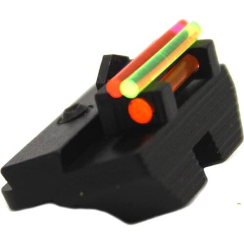 3 Colors Fiber Optic Sight Front and Rear Combat Glock Sight Fit for Glock