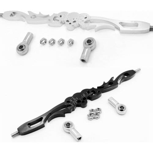 Aftermarket free shipping motor parts For Motorcycle Harley Softail FXDWG Dyna Wide Glide FLHR FLT CHROME Skull Shift Linkage