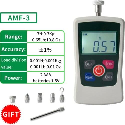 AMF-3N Digital Force Gauge Push Pull Force Gauge Digital Dynamometer