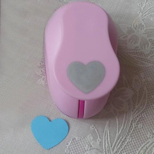 Free Ship 1" Love shaped save power paper/eva foam craft punch Scrapbook Handmade punchers hearts hole punches heart puncher