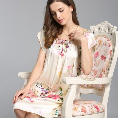 Женские атласные ночные сорочки Birdsky China At AliExpress
