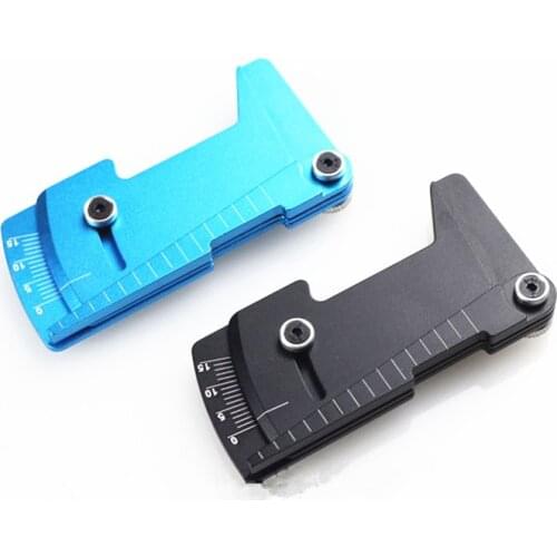 GWOLVES CNC 1/10 1/8 Adjustable Ruler RC car Height & Wheel Rim Camber Tools RC parts Buggy On-road Tamiya HSP TRAX